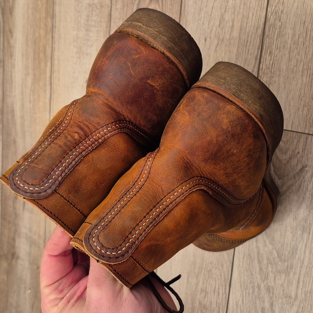 RED WING Iron Ranger 8085 Copper Brown Leather Sz 10.5 D Mens Lace Up Work Boots - Picture 9 of 14